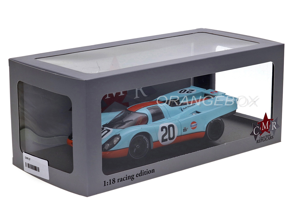 Porsche 917K #20 Gulf 24 Horas Le Mans 1970 1:18 CMR (Filme Steve