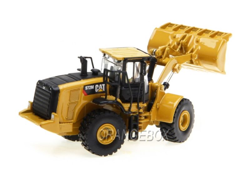 CAT 972M WHEEL LOADER WITH LONG FORK 1:87 Diecast Master Mezzi