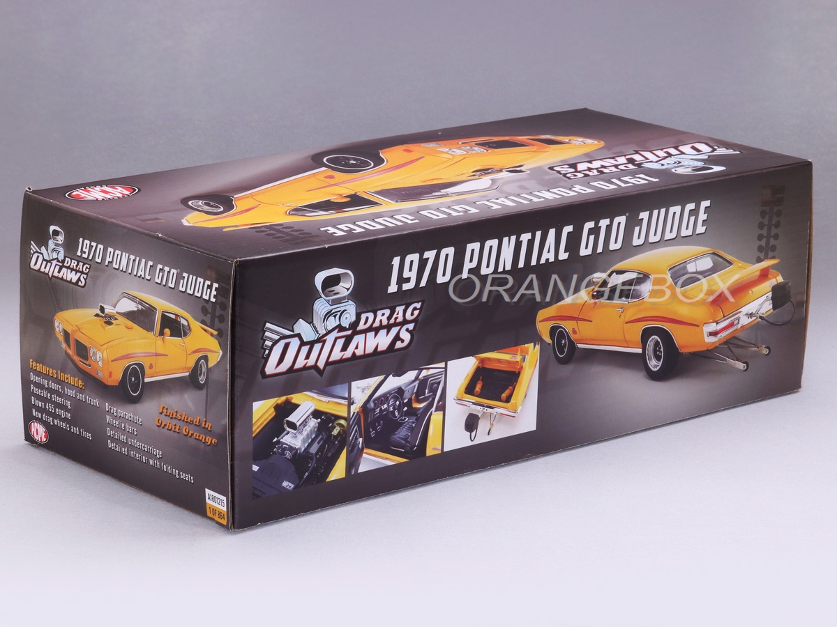 Pontiac GTO Judge 1970 Drag Outlaws Edição Limitada 1:18 Acme - 20