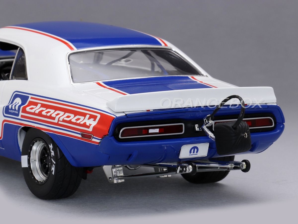 Dodge 426 HEMI Challenger R/T 1971 Drag Pak Edição Limitada 1:18