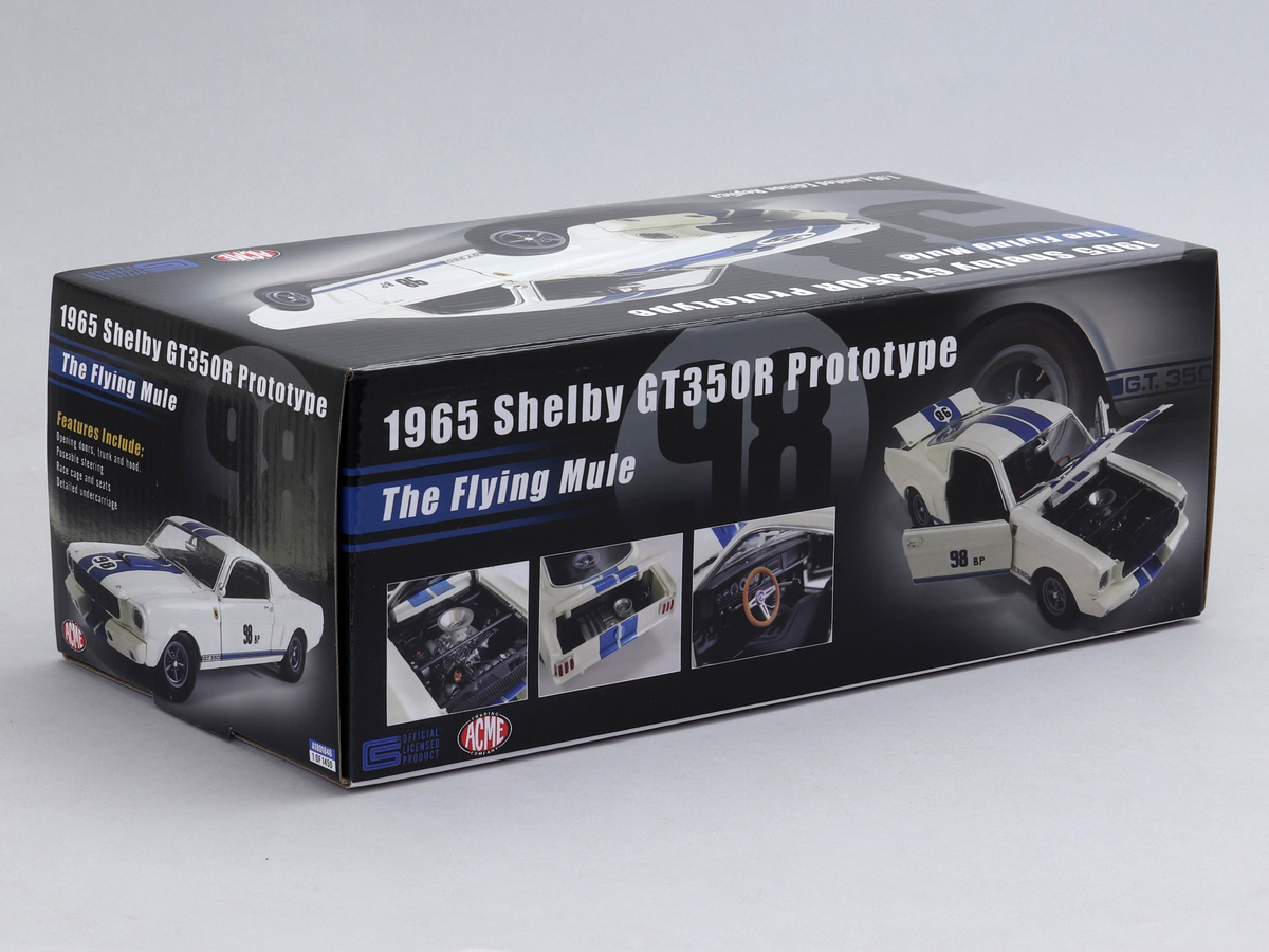 Mustang Shelby GT350R 1965 The Flying Mule Edição Limitada 1:18