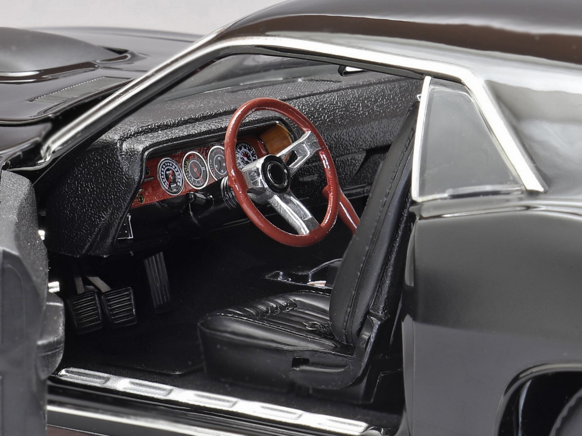 Plymouth Hemi Cuda 1971 1:18 Acme Preto - 19 anos! Loja on-line de