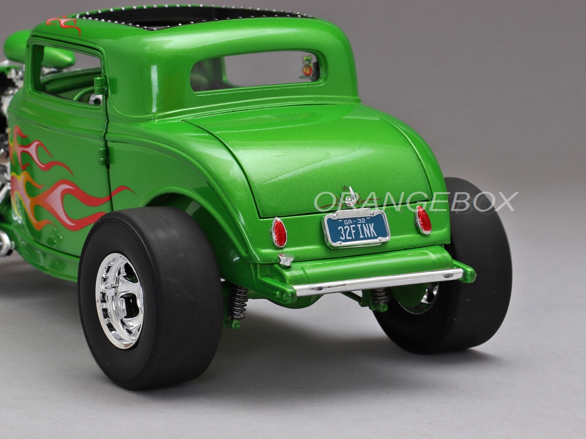 Ford 1932 3 Janelas Hot Rod Rat Fink Edição Limitada 1:18 Acme