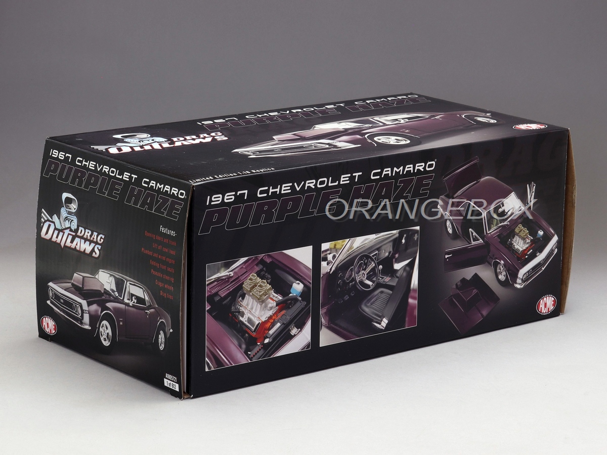 Chevrolet Camaro SS 1967 Drag Outlaws Edição Limitada 1:18 Acme