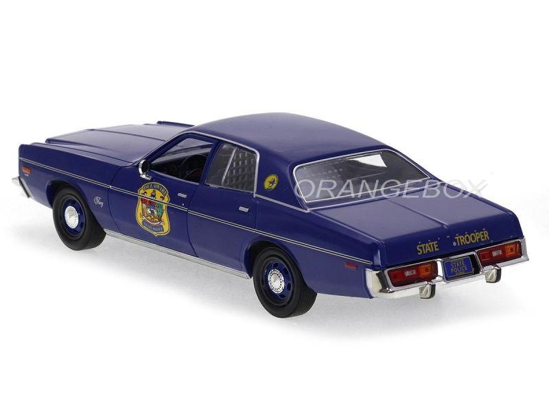 Plymouth Fury 1978 Bleu Delaware State Police Modèle 1:24