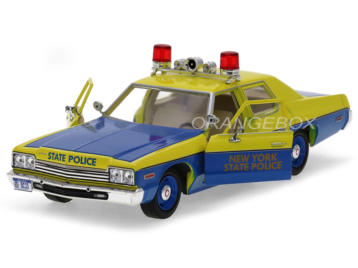 Dodge Monaco 1974 New York State Police 1:24 Greenlight - 20 anos