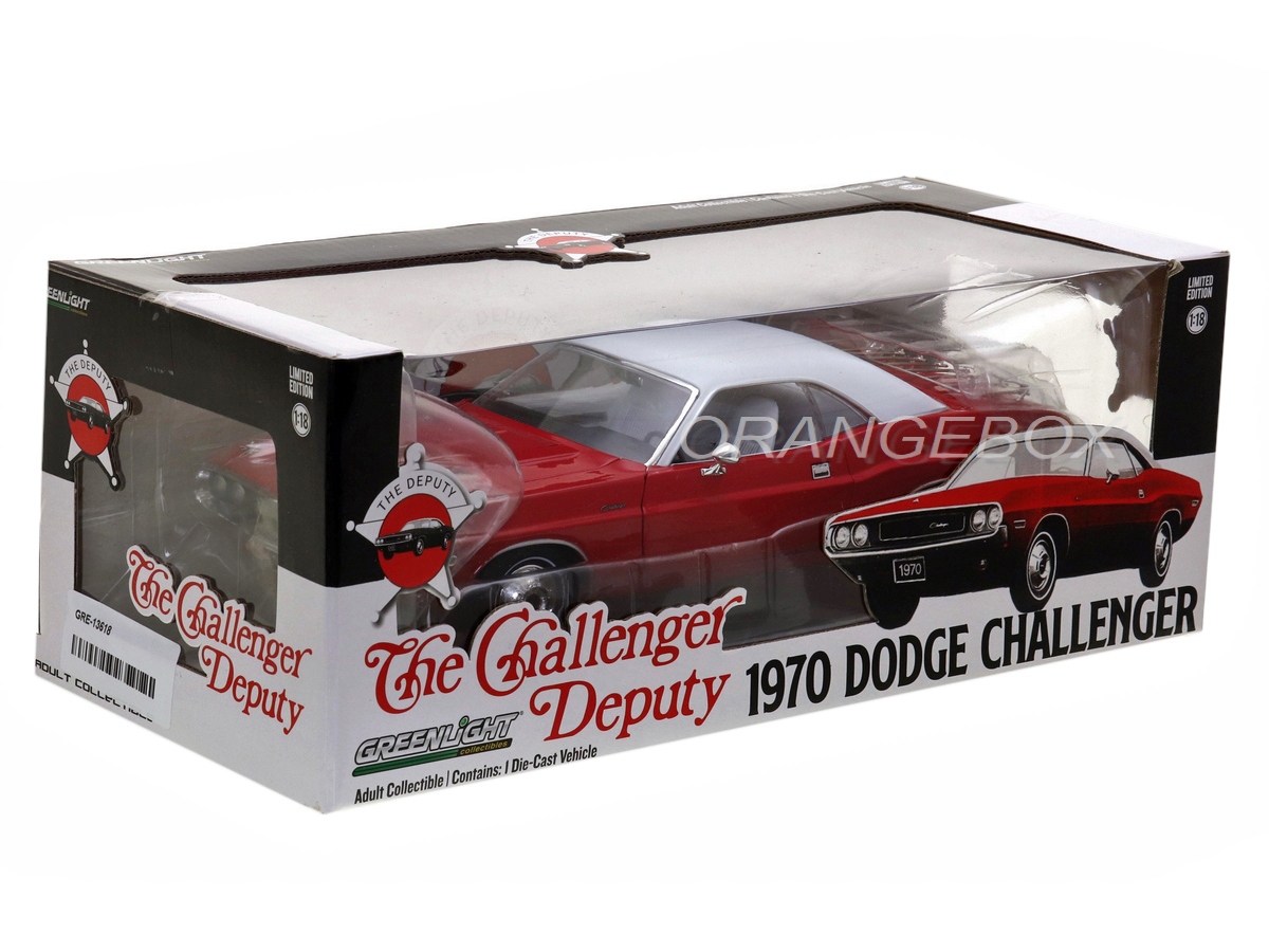 Dodge Challenger 1970 The Challenger Deputy 1:18 Greenlight
