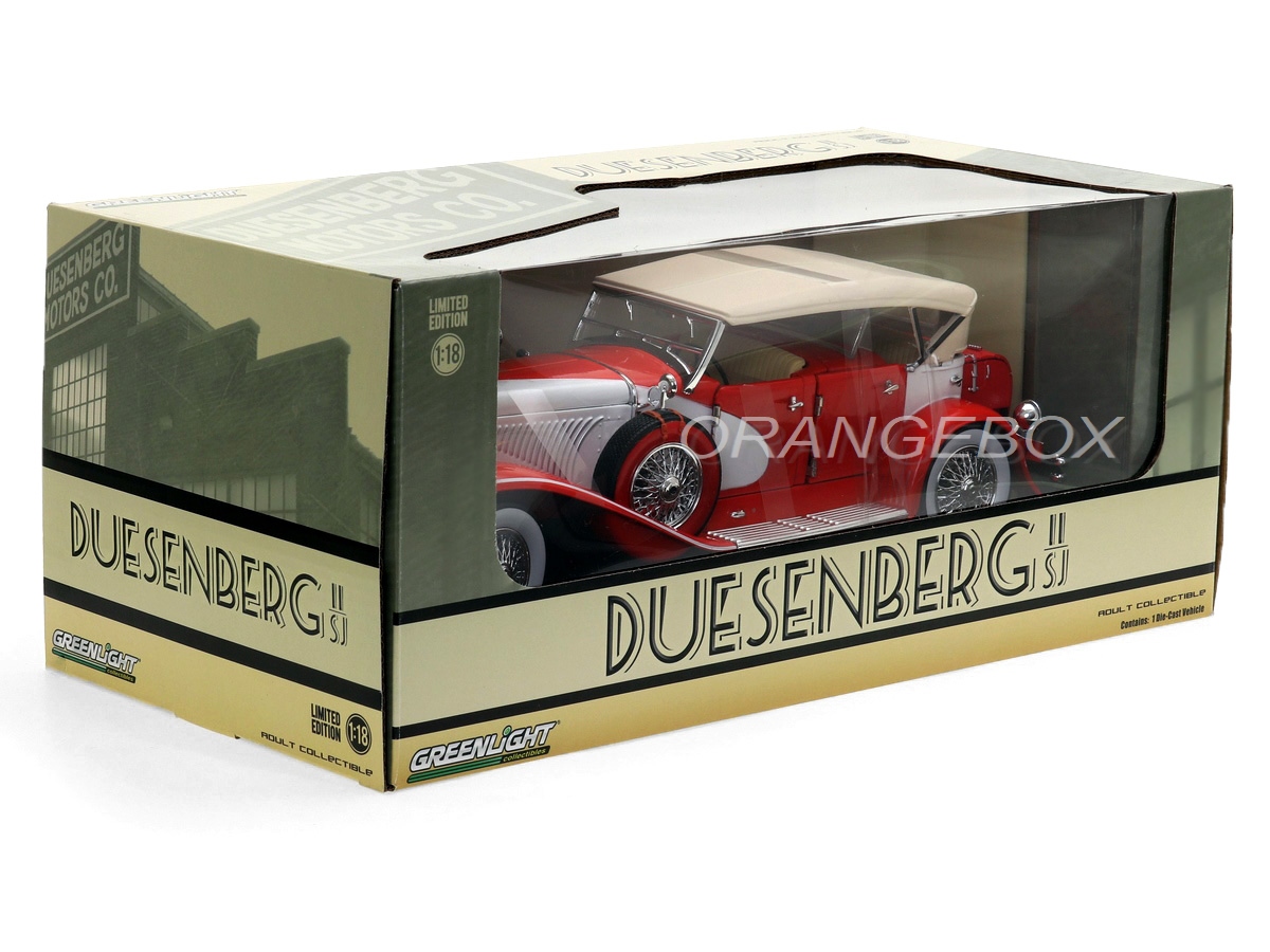 Duesenberg II SJ 1934 1:18 Greenlight - 20 anos! Loja on-line de
