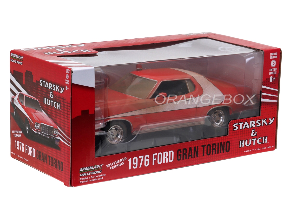 Ford Gran Torino Starsky and Hutch 1976 Dirty Version Greenlight 1