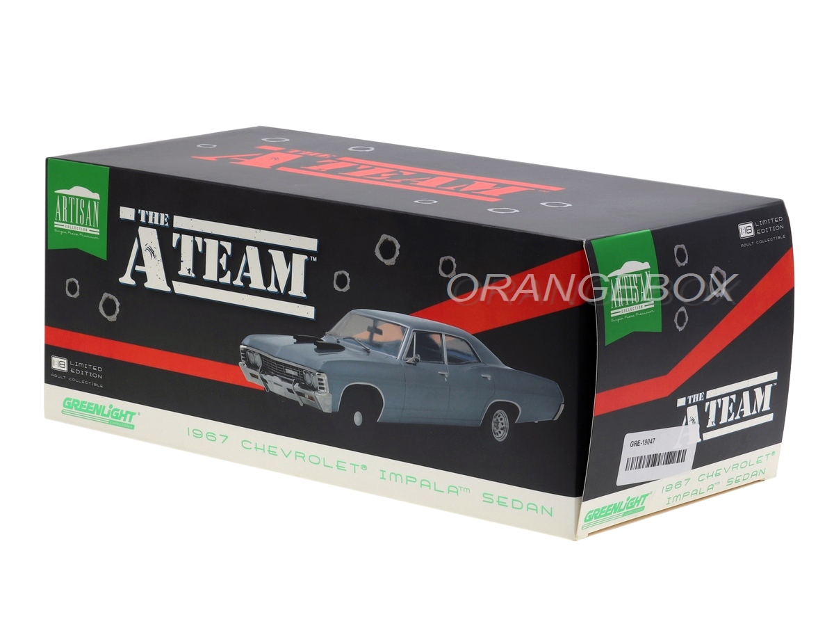 Chevrolet Impala Sport Sedan 1967 Esquadrão Classe A The A-Team