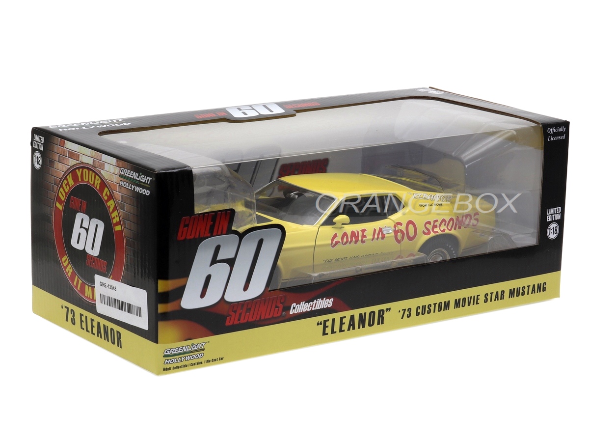 Ford Mustang Mach 1 1973 ELEANOR 60 Segundos 1:18 Greenlight - 20