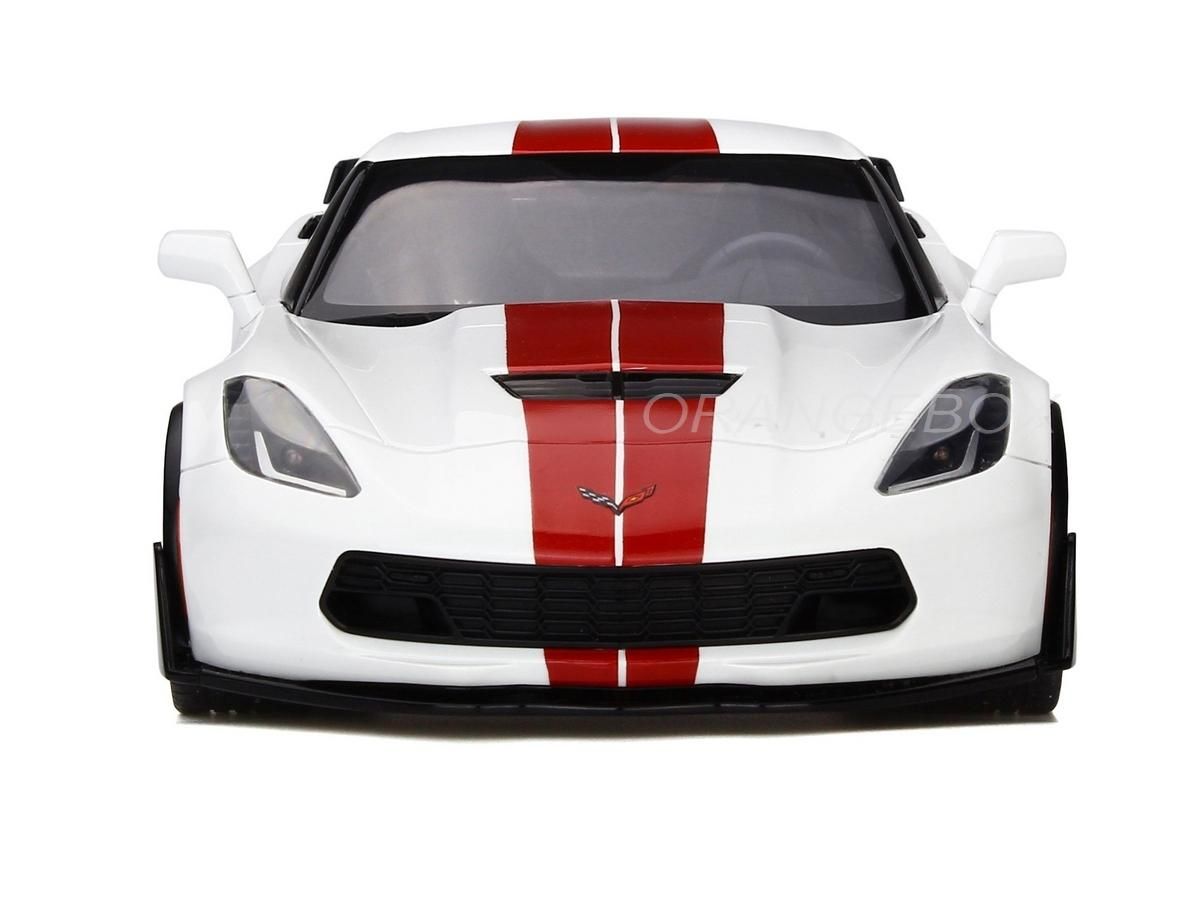 GT SPIRIT 1/18 シボレーコルベット C7 Z06 ホワイト/レッド Chevrolet Corvette C7 Z06 2017 1:18 GT Spirit - 19 anos! Loja on