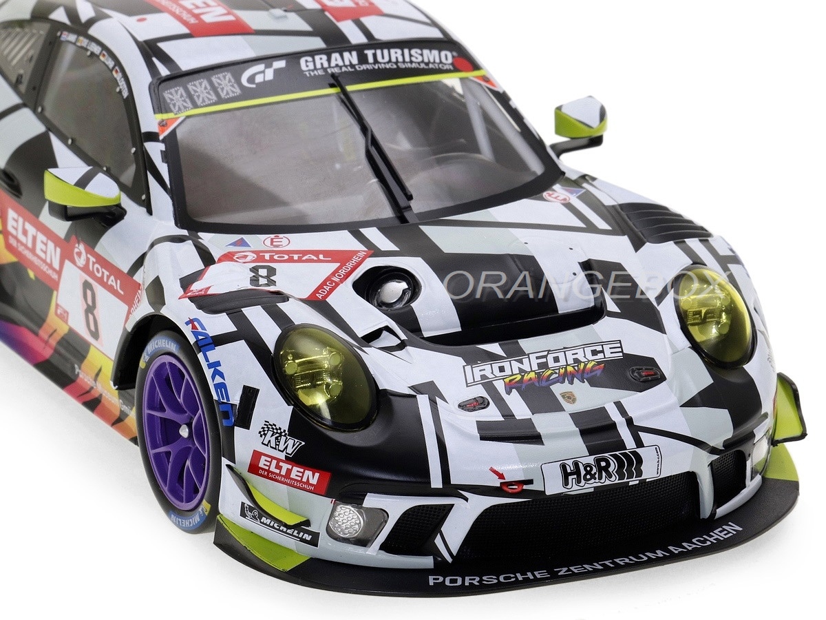 Porsche 911 (991 II) GT3 R 12º 24H Nürburgring 2019 1:18 Ixo