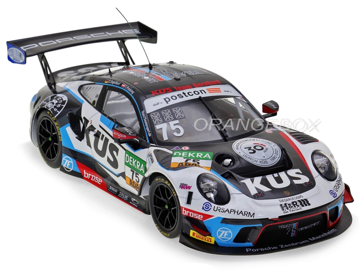 Porsche 911 GT3 R ADAC GT Masters 2021 1:18 Ixo Models - 20 anos