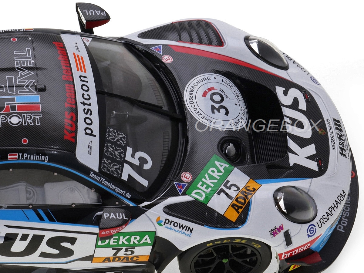 Porsche 911 GT3 R ADAC GT Masters 2021 1:18 Ixo Models - 20 anos