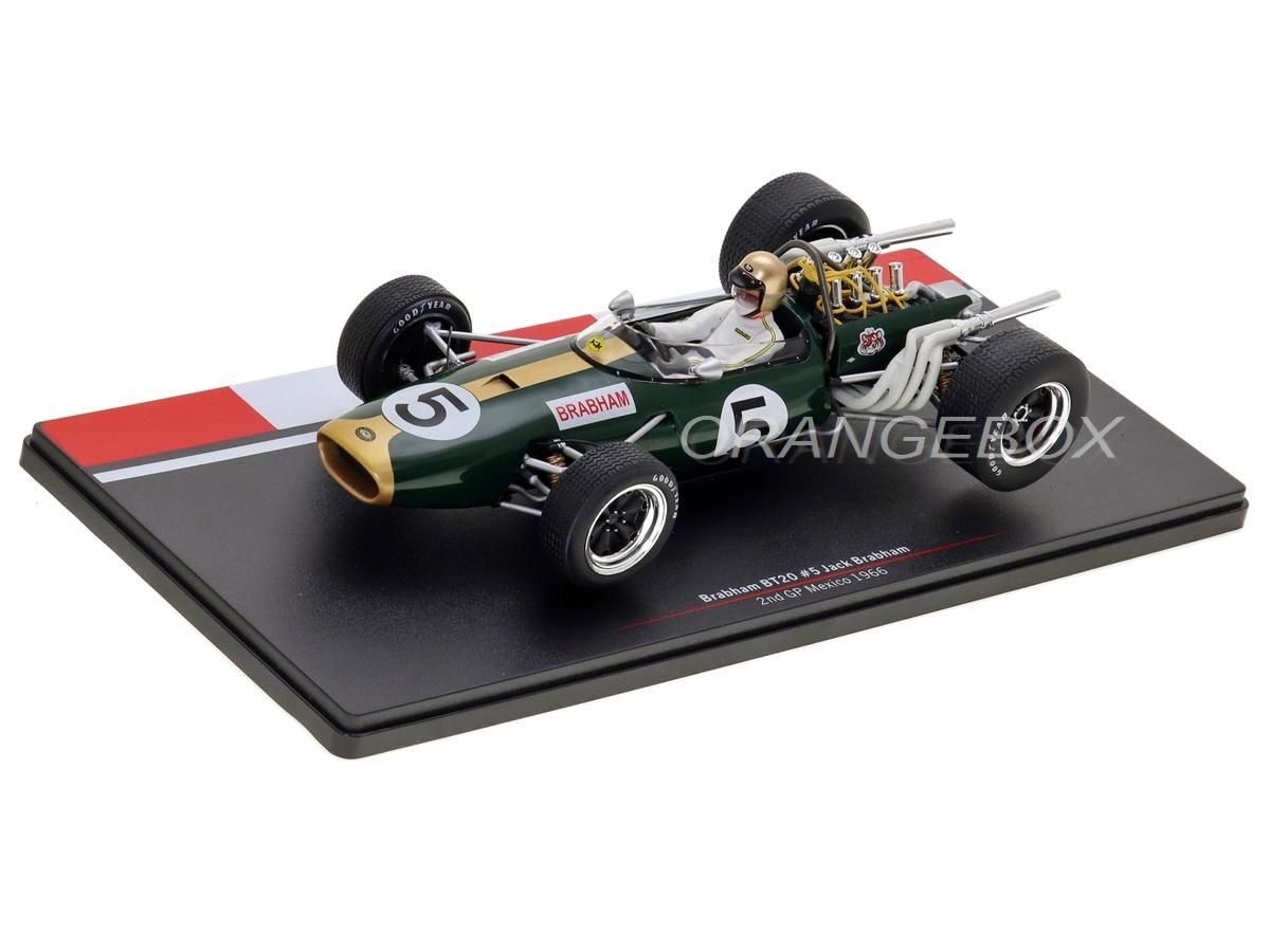 Fórmula 1 Brabham BT20 Jack Brabham 2° Gp México 1966 Campeão