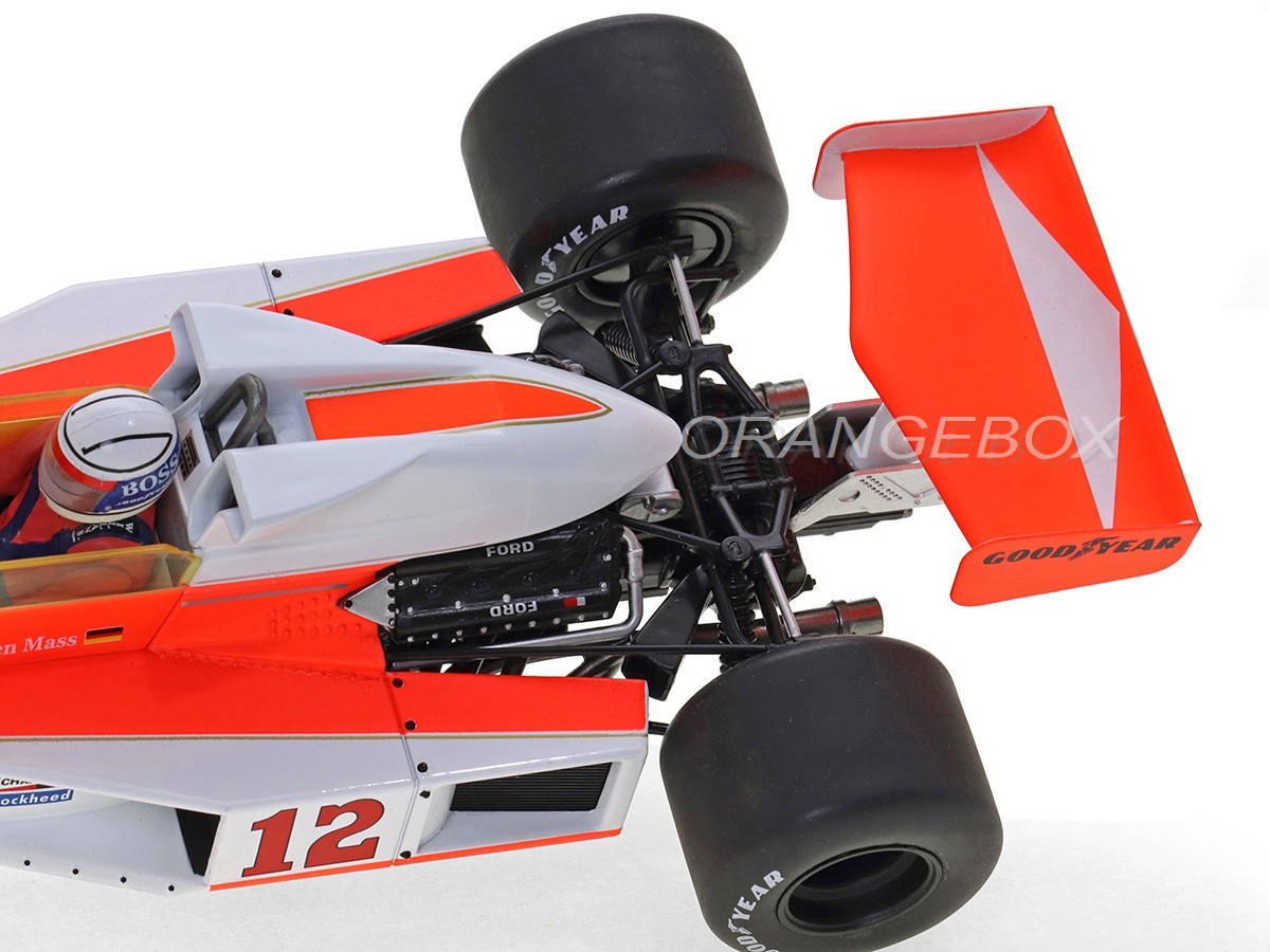McLaren M23 1:8 スケールモデル Marlboro Fórmula 1 McLaren M23 Marlboro Team Jochen Mass GP Alemanha 1976 1