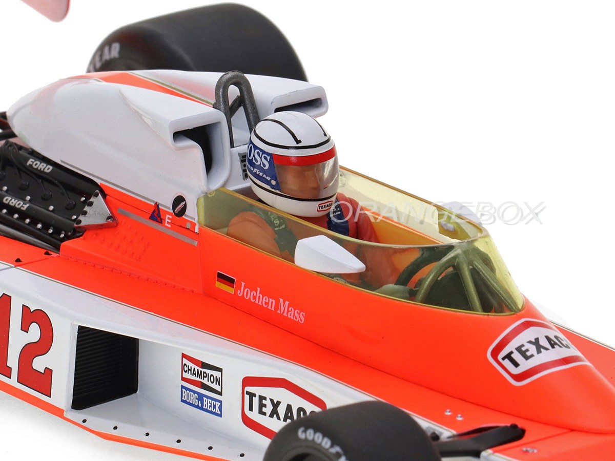 McLaren M23 1:8 スケールモデル Marlboro Fórmula 1 McLaren M23 Marlboro Team Jochen Mass GP Alemanha 1976 1