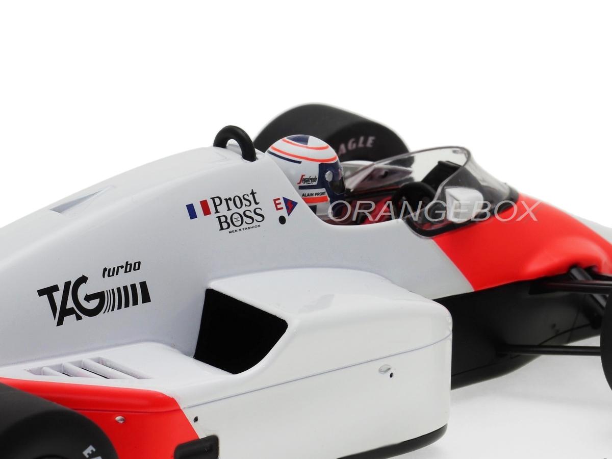 Fórmula 1 McLaren MP4/2B Alain Prost Vencedor Gp Monaco 1985 1:18