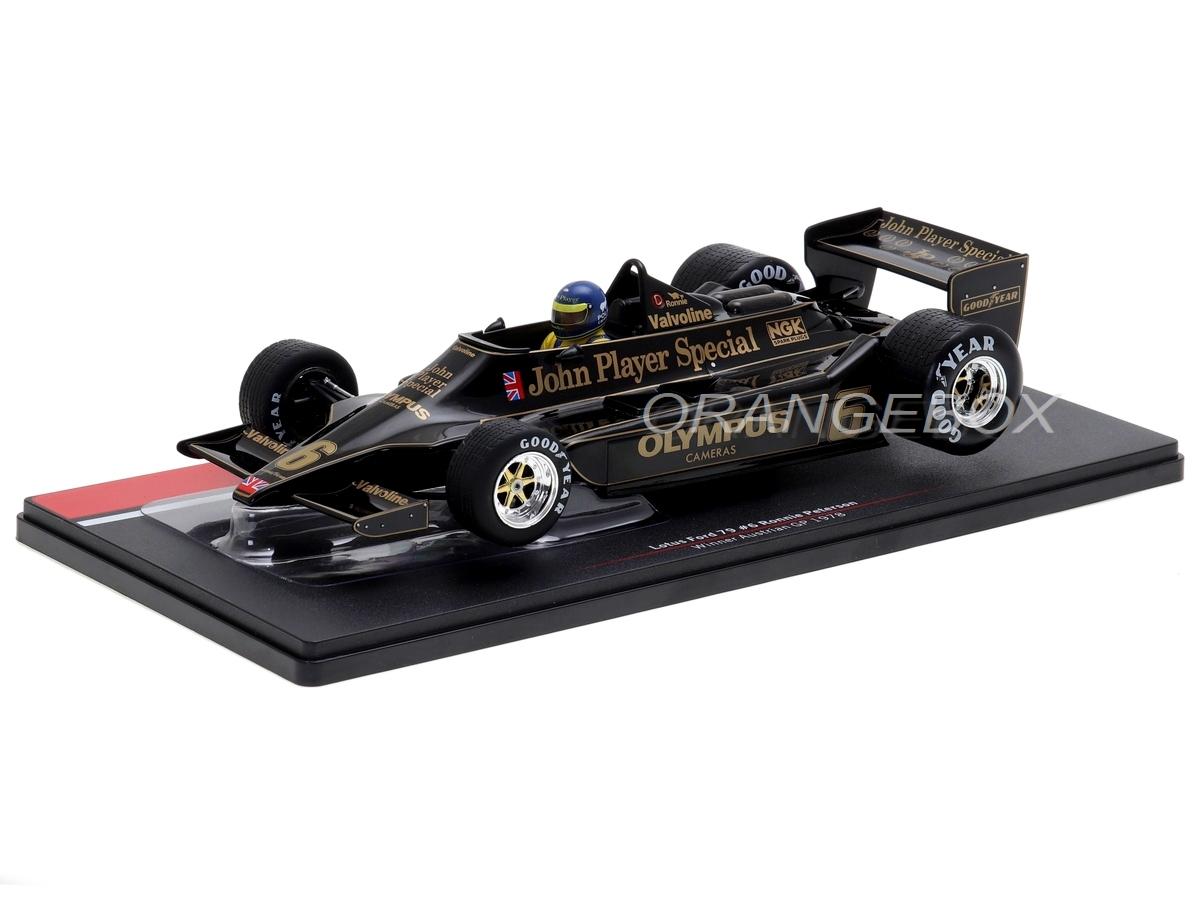 F1 LOTUS RACING CAR ミニカー Fórmula 1 Lotus John Player Special Ronnie Peterson Vencedor Gp