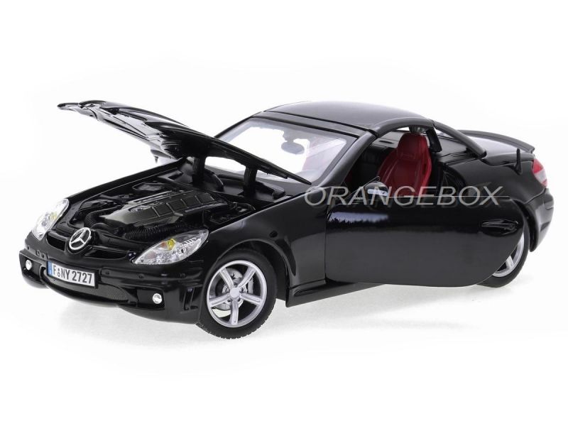 Mercedes Benz SLK55 Amg 1:18 Motormax Preto - 20 anos! Loja on