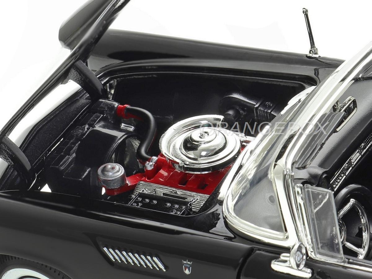 Ford Thunderbird 1956 1:18 Motormax Preto - 19 anos! Loja on-line