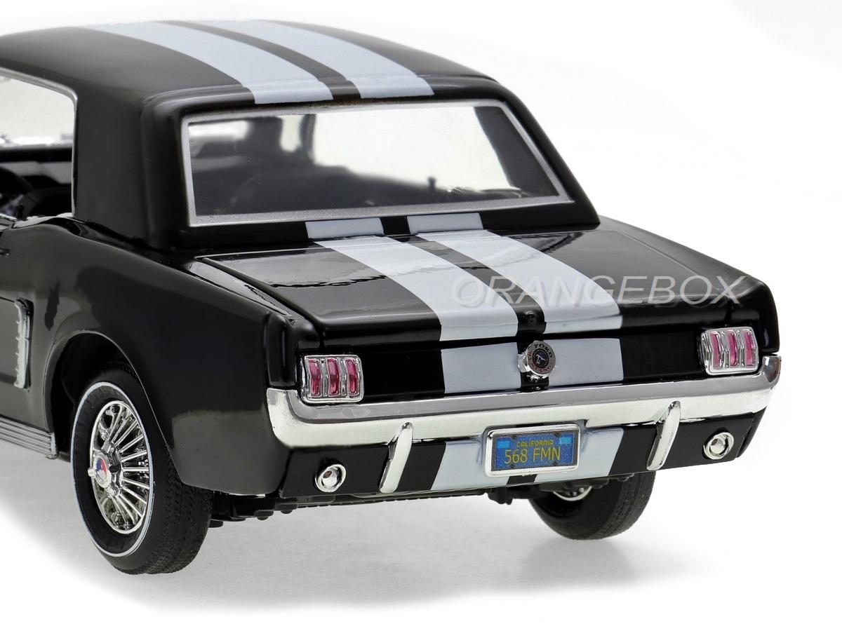 Ford Mustang 1/2 Hard Top 1964 1:18 Motormax Preto - 19 anos! Loja