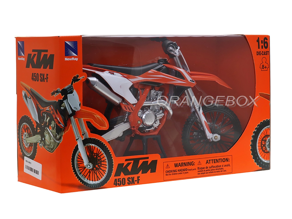 KTM 450 SX-F 2018 New Ray 1:6 - 19 anos! Loja on-line de