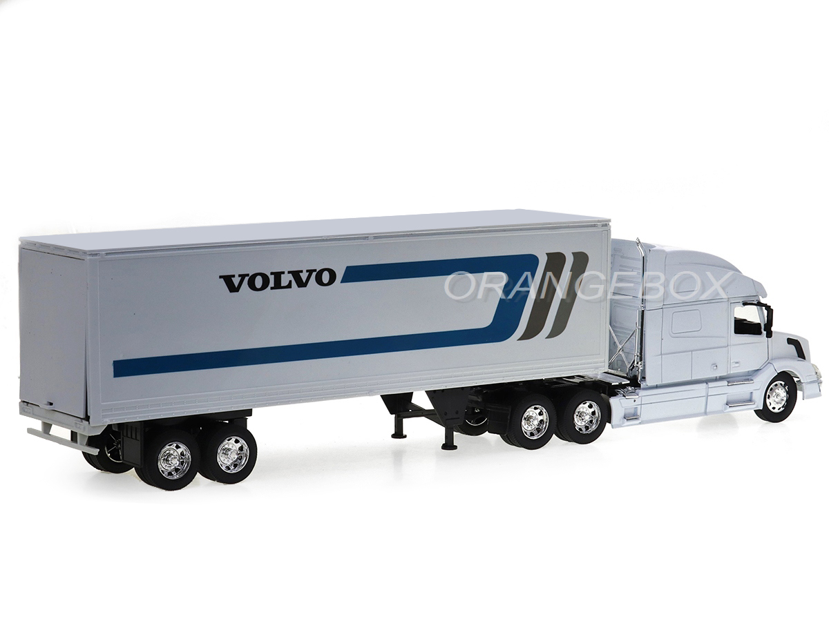 7up VOLVO (1:32)トレーラー Caminhão Volvo VN-780 + Carreta Baú 1:32 New Ray - 20 anos! Loja