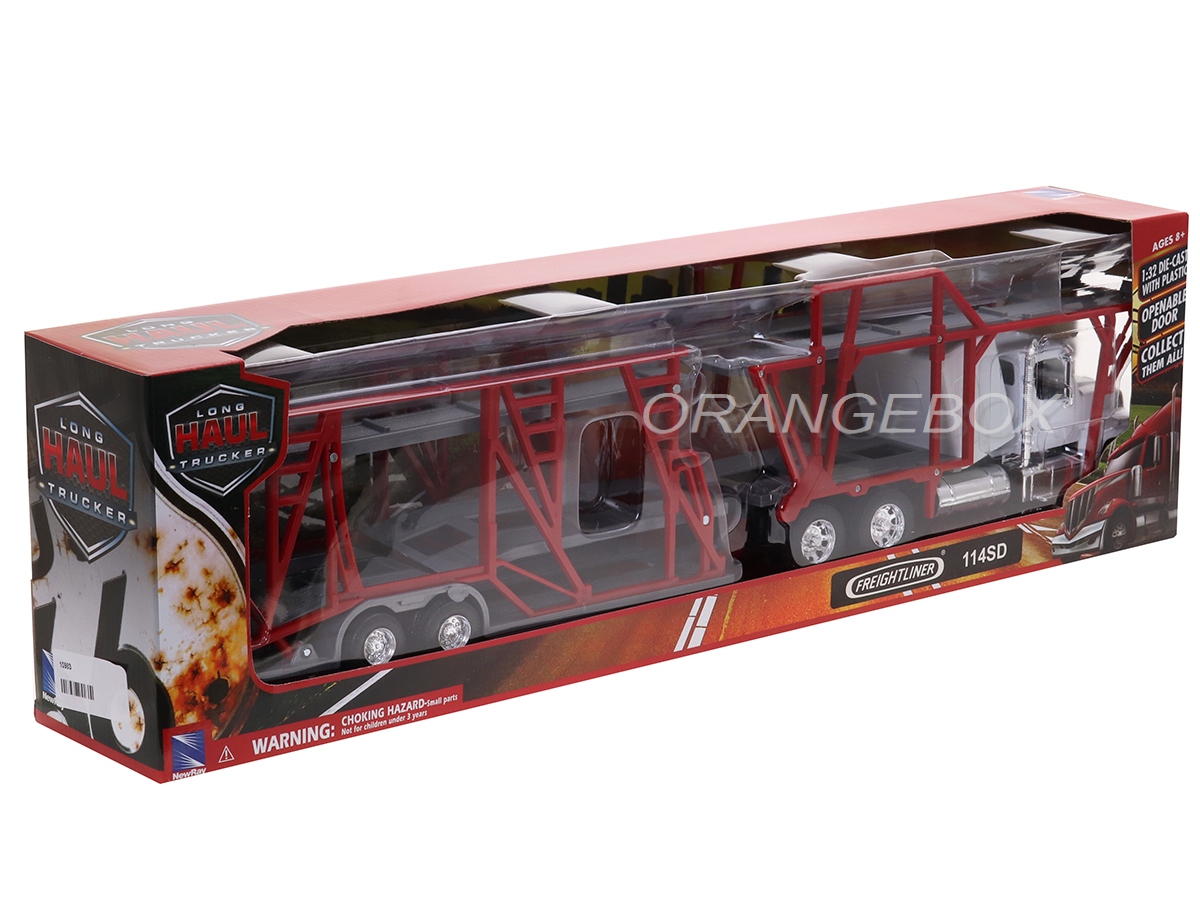Caminhão Freightliner 114SD + Carreta Cegonha 1:32 New Ray - 20