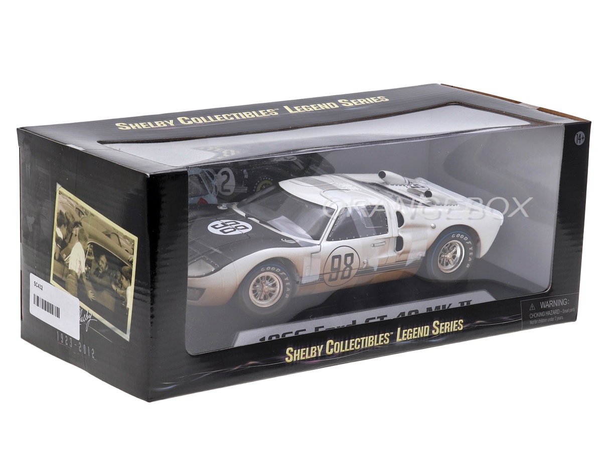 Ford GT40 MKII 1966 #98 After Race (Dirty Version) 1:18 Shelby