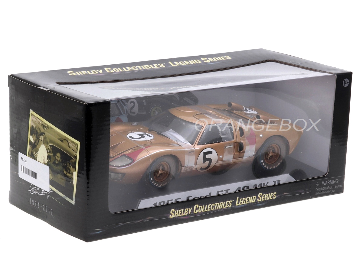 Ford GT40 MKII 1966 #5 After Race (Dirty Version) 1:18 Shelby