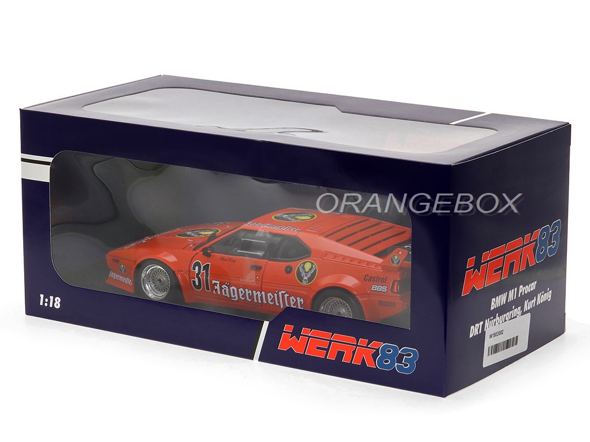 BMW M1 Procar Jägermeister DRT Nürburgring 1982 1:18 Werk83 - 20