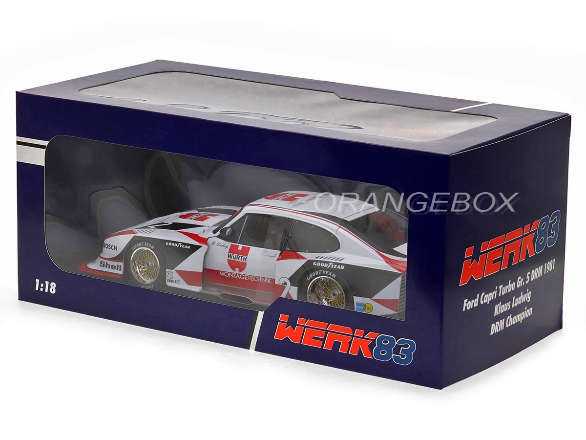 Ford Capri Turbo Gruppe 5 Würth DRM Campeão 1981 1:18 Werk83 - 20