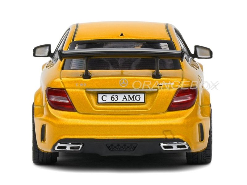 Mercedes Benz C63 AMG Black Series 1989 1:43 Solido Amarelo - 20