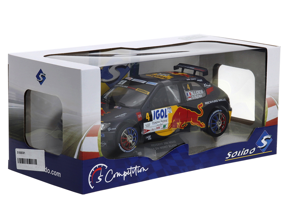 Peugeot 306 Maxi Rally Du Mont Blanc 1:18 Solido - 19 anos