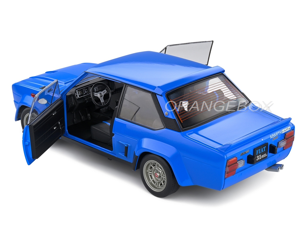 ミニカー SOLIDO FIAT131 ABARTH 1980 1/18 Fiat 131 Abarth 1980 1:18 Solido Azul - 19 anos! Loja on