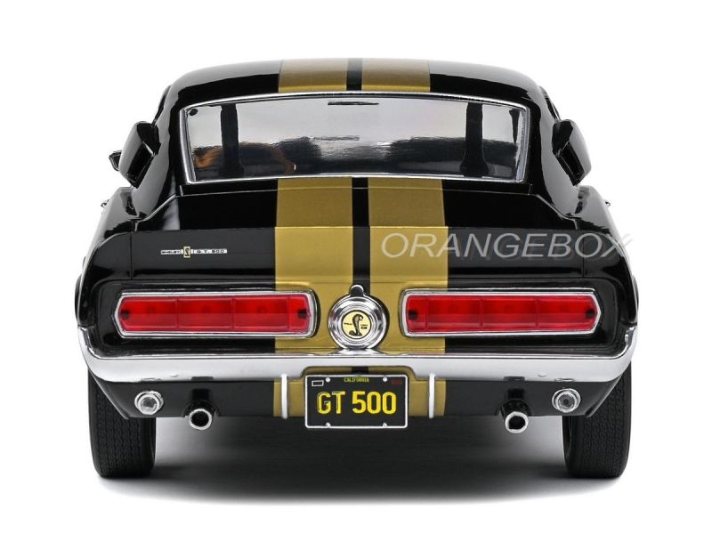 Mustang Shelby GT500 1967 1:18 Solido Preto - 20 anos! Loja on