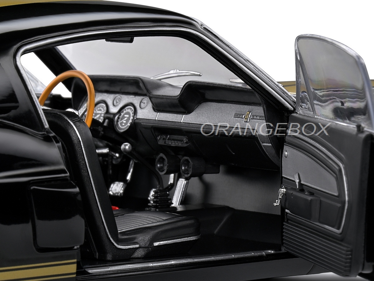 シェルビーAUTOart 1967 Shelby GT500 1/18 Mustang Shelby GT500 1967 1:18 Solido Preto - 20 anos! Loja on