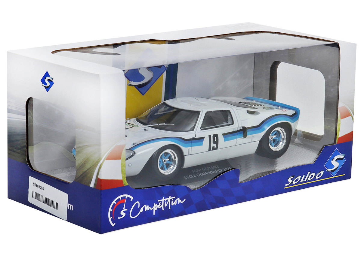 Ford GT40 Mk.1 1973 Campeonato Angola 1:18 Solido - 20 anos! Loja