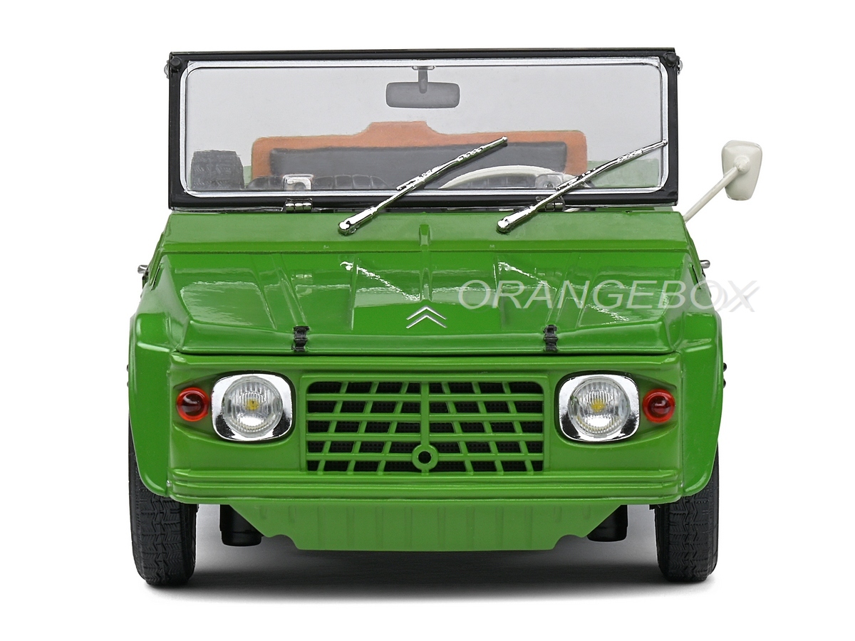 Voiture Miniature SOLIDO CIT Mehari Phase 1 1970 - Échelle 1/18 - Vert Montana - Modèle De Collection En Métal