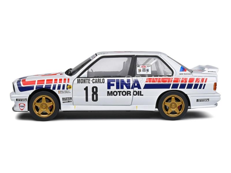 BMW E30 M3 Gr.A 1989 Rally Monte Carlo 1:18 Solido Branco - 19