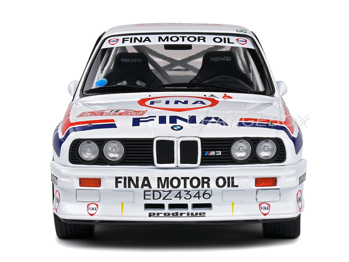 BMW E30 M3 Gr.A 1989 Rally Monte Carlo 1:18 Solido Branco - 19