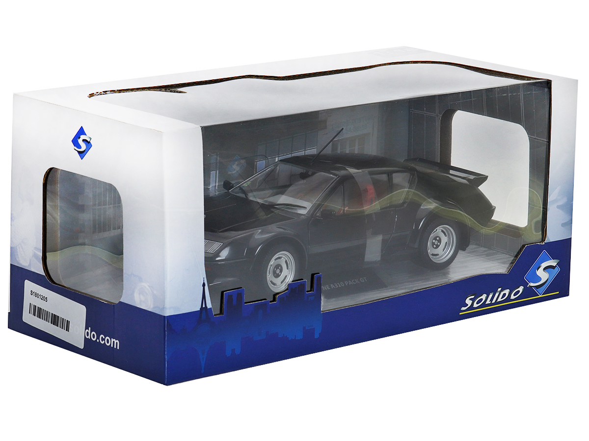 Alpine A310 Pack GT 1983 1:18 Solido Preto - 20 anos! Loja on-line