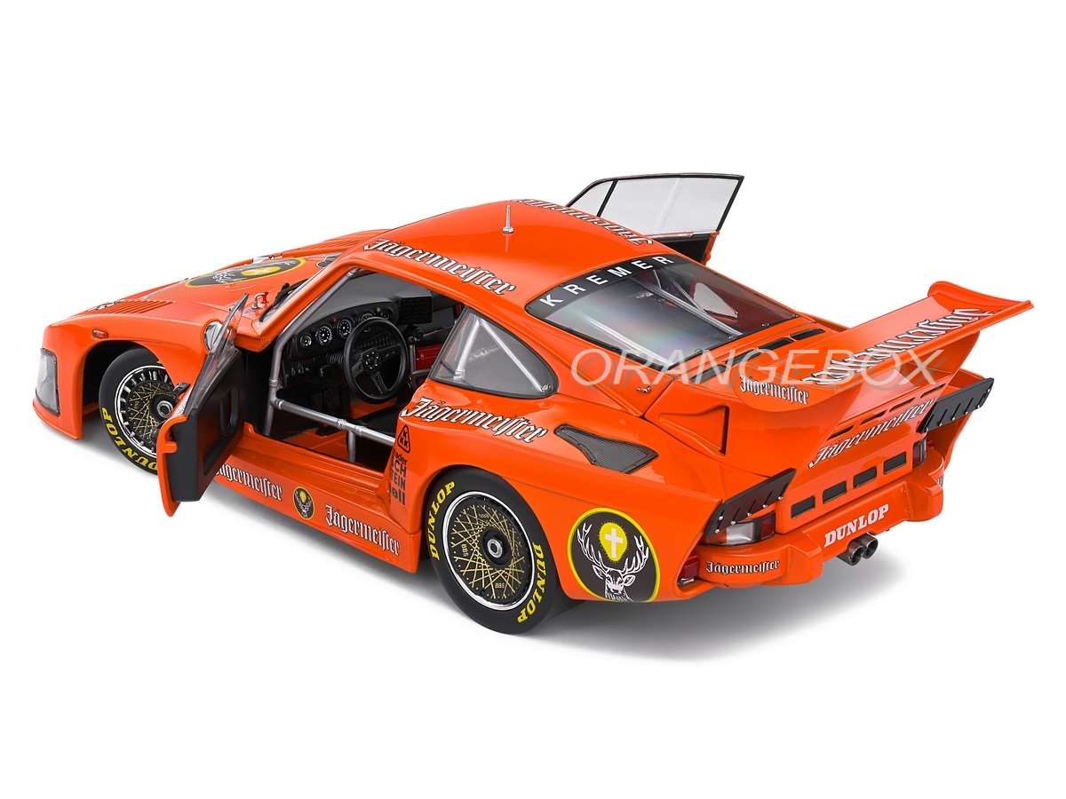 Porsche 935 K3 Jaegermeister DRM 1980 1:18 Solido - 18 anos