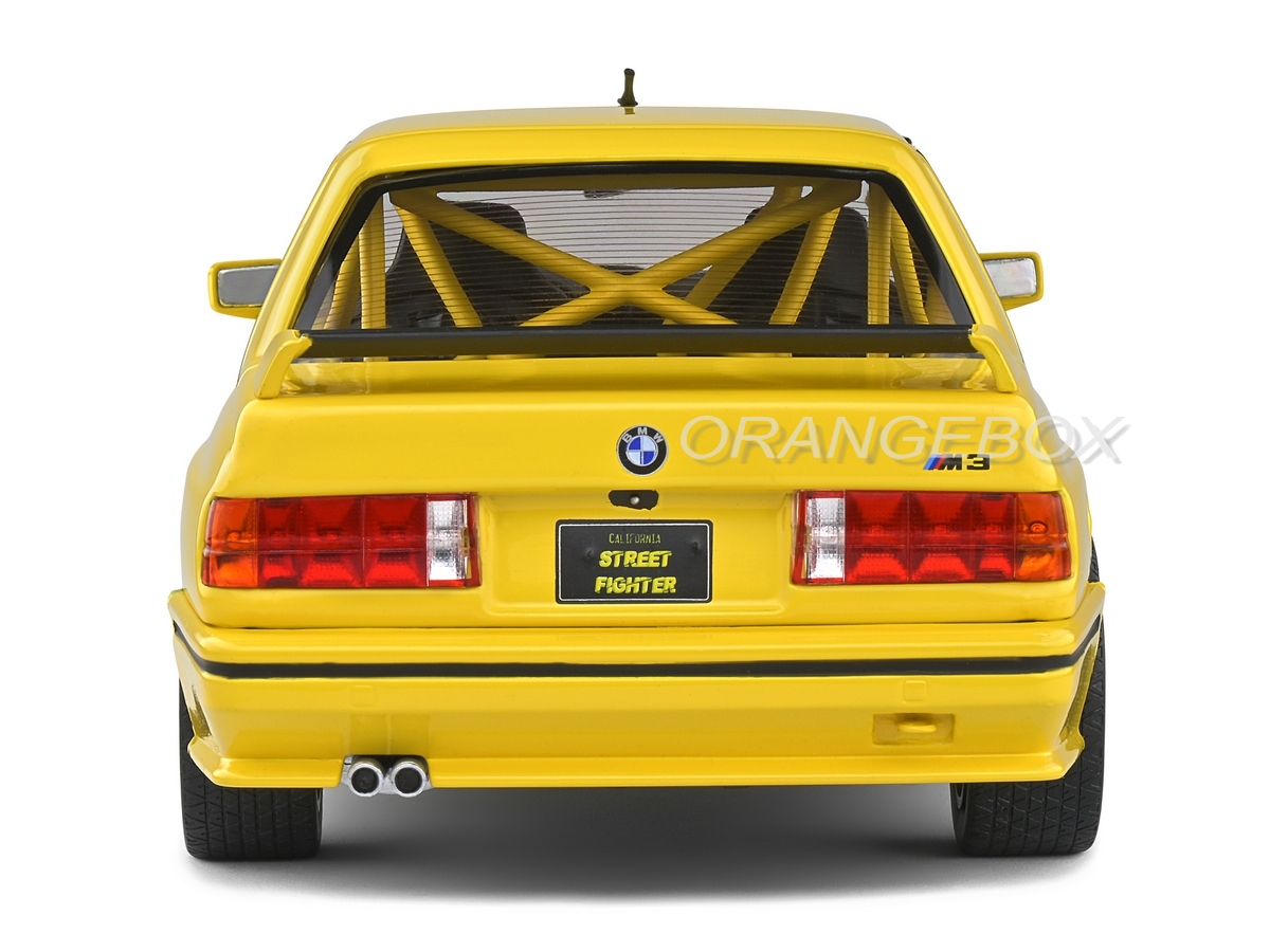  E30 STREETFIGHTER ミニカー 1/18 BMW E30 M3 1990 Street Fighter 1:18 Solido Amarelo - 20 anos! Loja