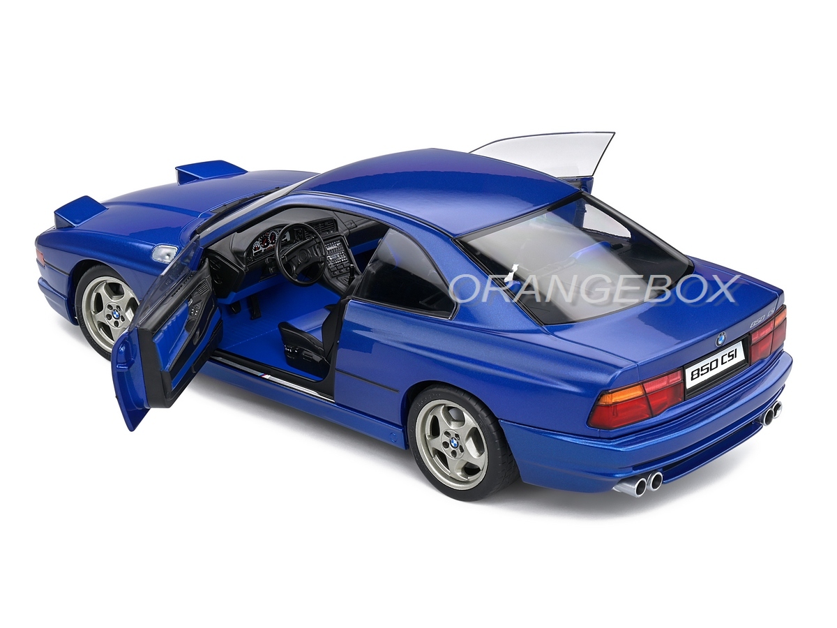 BMW 850 (E31) CSI 1990 1:18 Solido Azul - 20 anos! Loja on-line de
