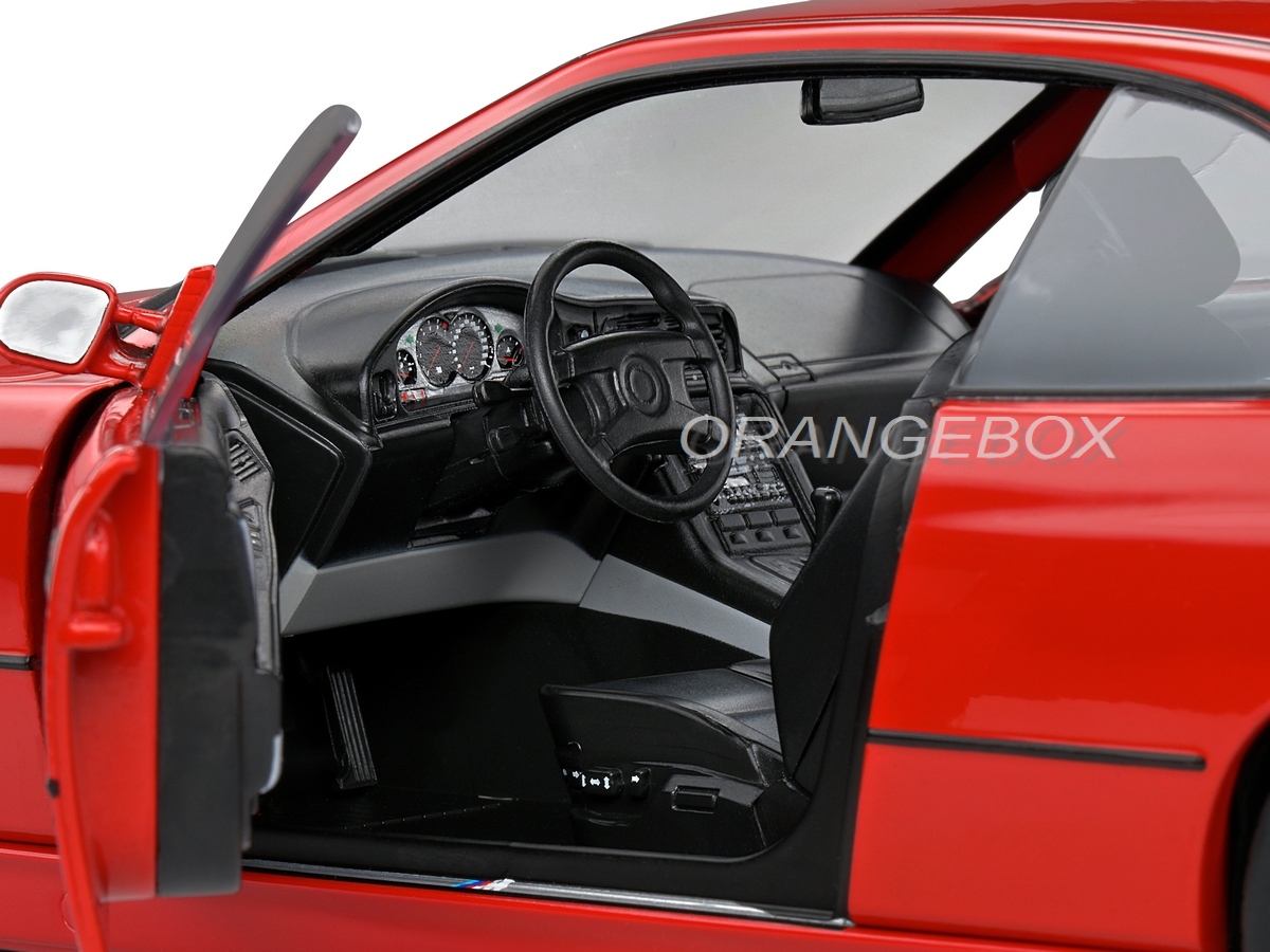 BMW 850 (E31) CSI 1990 1:18 Solido Vermelho - 19 anos! Loja on