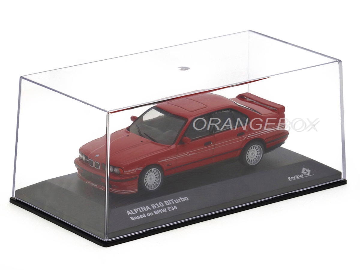 Modèle Réduit BMW Alpina B10 E34 1994 Rouge - Échelle 1:43 - Marque Solido S4310402 - Neuf