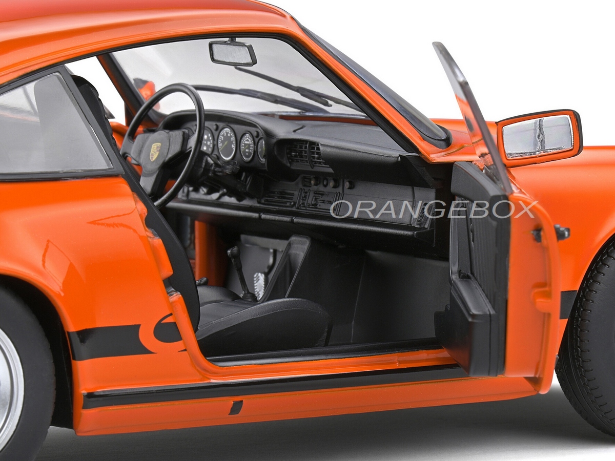 Porsche 911 (930) 3.0 Carrera 1977 1:18 Solido Laranja - 20 anos